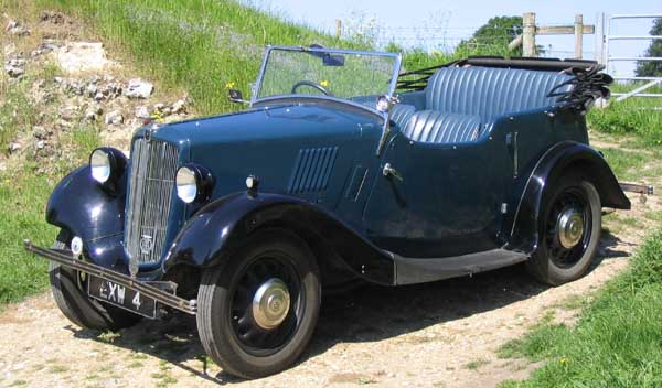 EXW4 - 1938 Morris eight 4 seat tourer