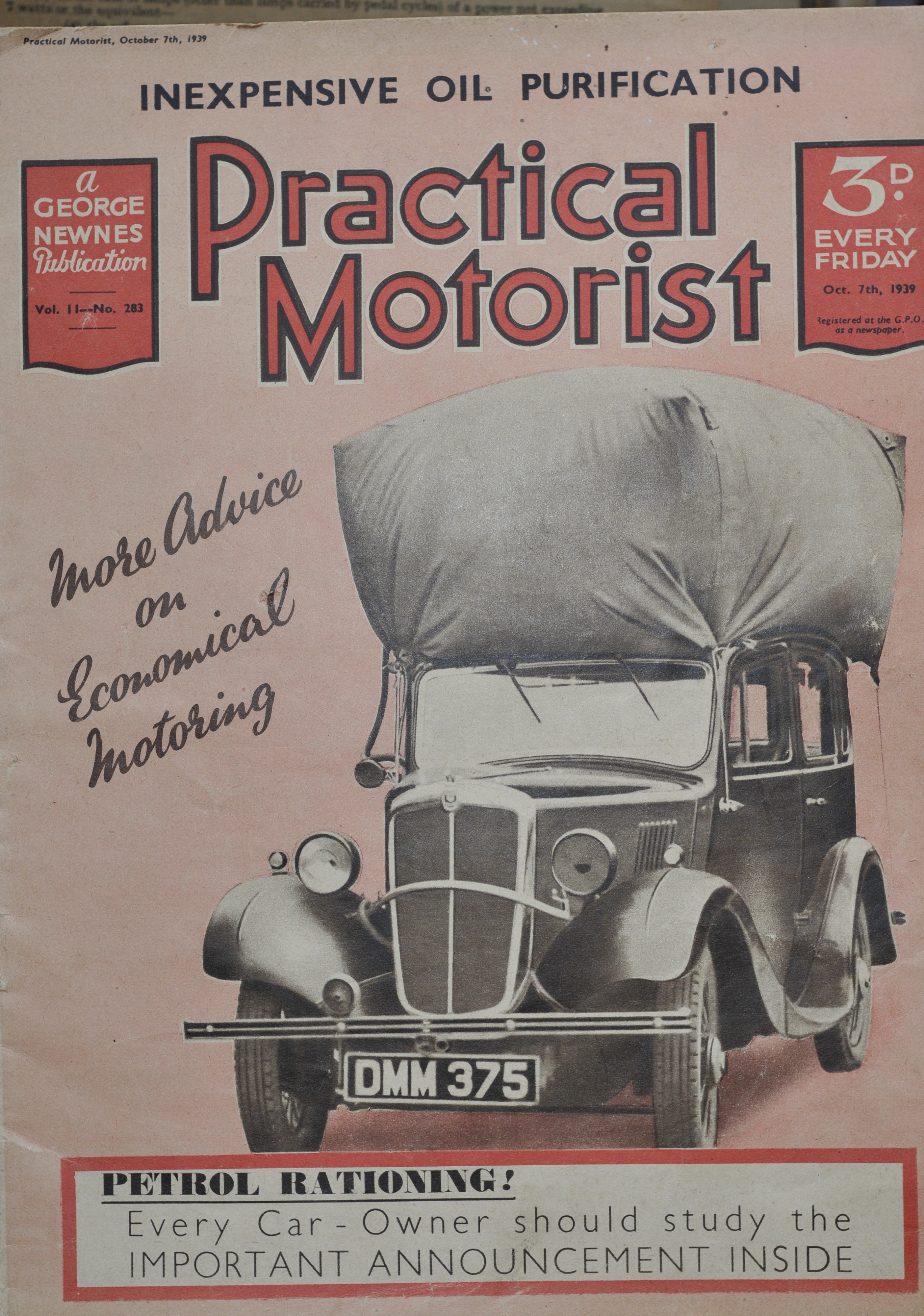 Gas powered Morris eight